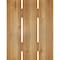 Ekena Millwork Spaced Board-n-Batten Shutters, Rough Sawn Western Red Cedar, 17 1/8W x 22H, PR RBS06S17X022RWR - alternate 2